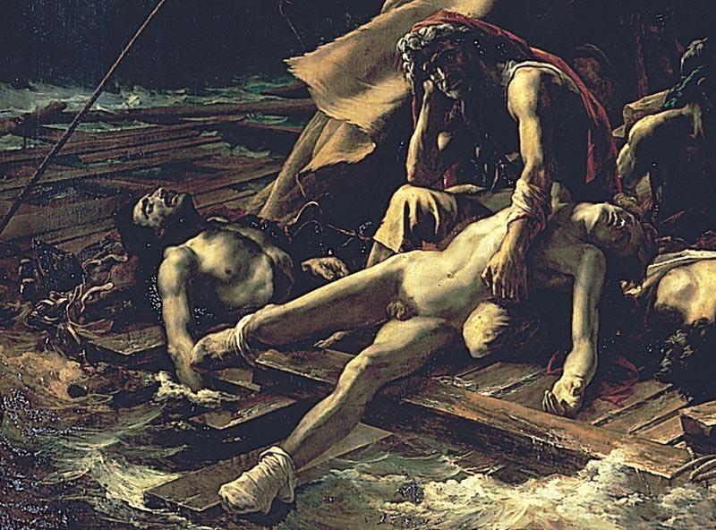 Theodore Gericault Detail from The Raft of the Medusa Norge oil painting art
